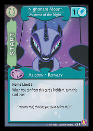 My Little Pony Nightmare Moon, Mistress of the Night Absolute Discord CCG Card