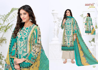 Aarvi Noor Lawn Collection vol 1 Pakistani dress Material