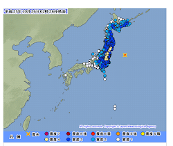 Fukushima: October 2013 a 7.3 magnitude earthquake off Japan prompts Fukushima plant evacuation