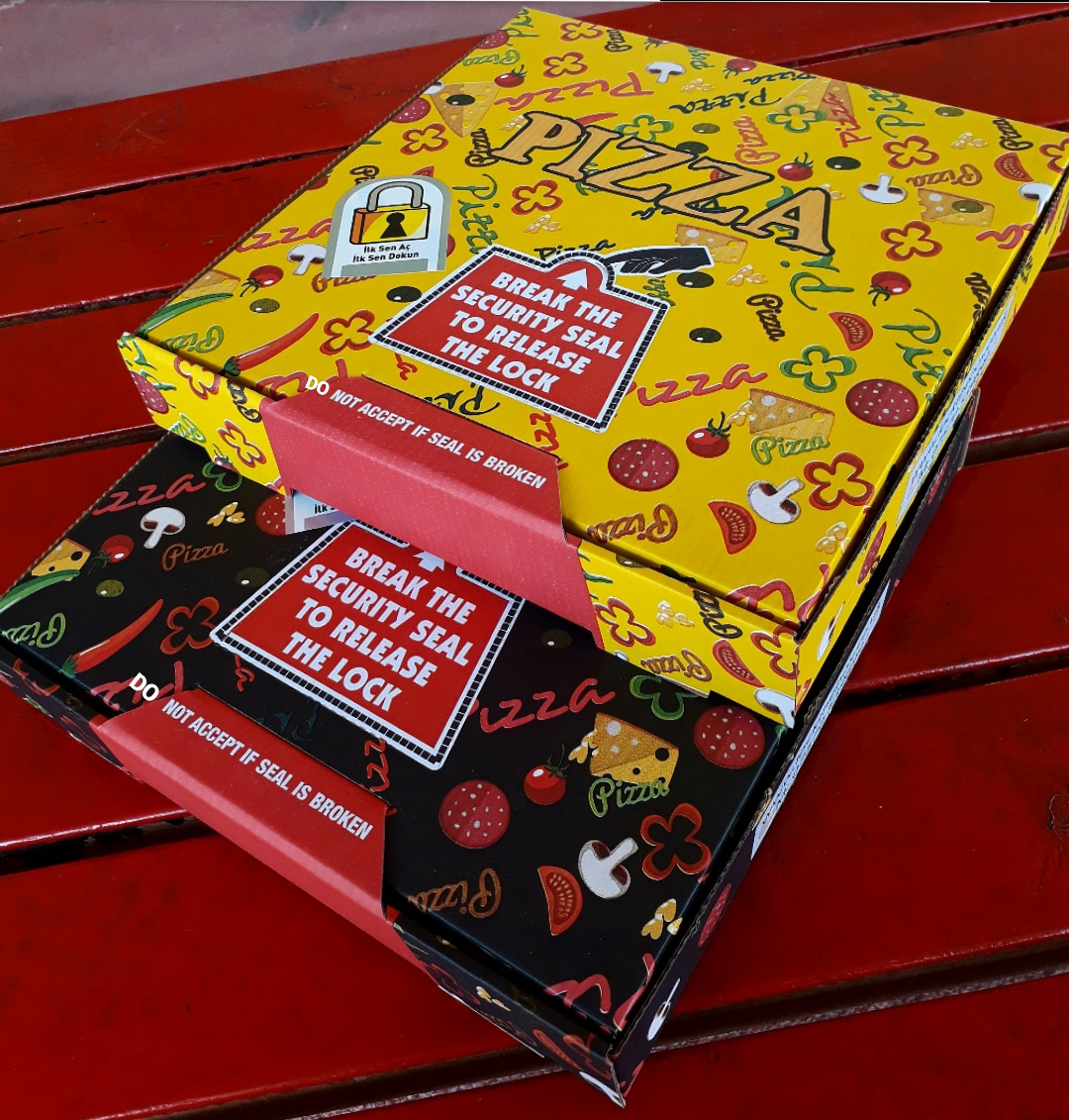 kilitli pizza kutusu