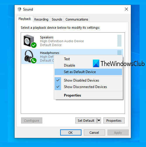 El conector de audio frontal no funciona en Windows 10