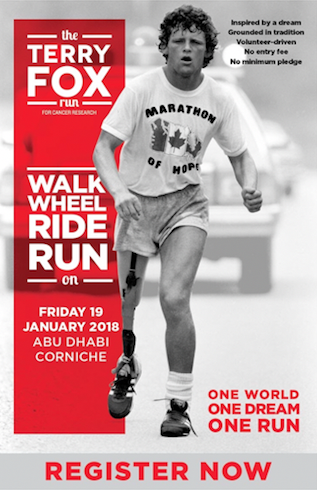 A Canadian In Abu Dhabi Uae It S Back It S Back Get Ready For The Terry Fox Run 2018
