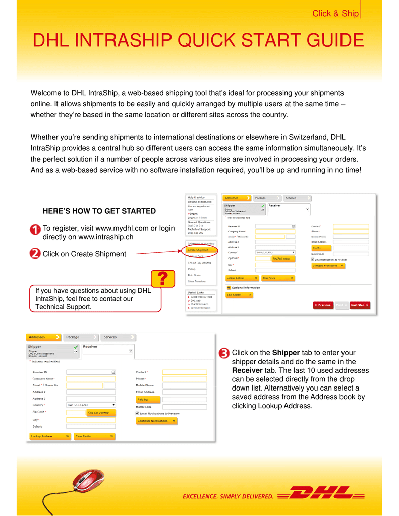 Intraship Dhl Be - Invoice Template