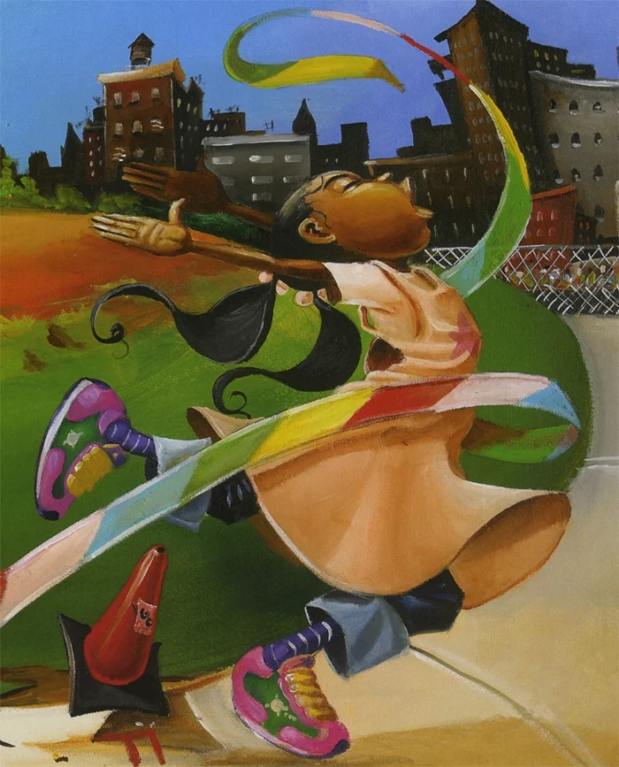 Frank Morrison | African American painter | The Urban Jazz Frank Morrison | African American painter | The Urban Jazz