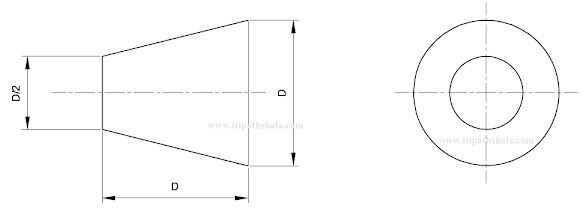 1st ANGLE PROJECTION SYMBOL - ITI PATHSHALA