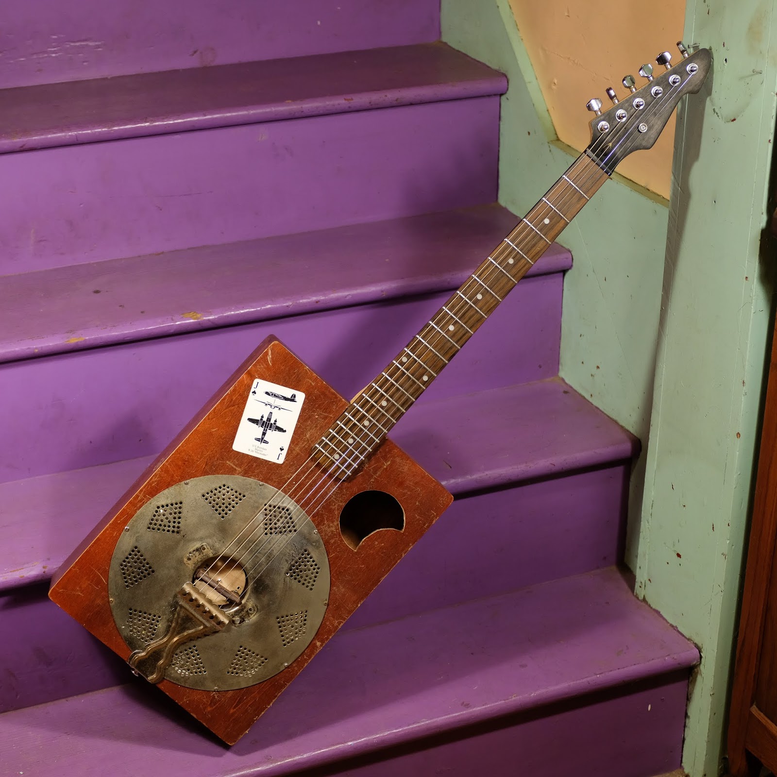 1940s/50s/60s/2000s SilverwareBox Partser Resonator Guitar