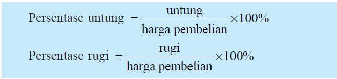 Persentase Untung Atau Rugi Aritmetika Sosial Bagian Ii Edu Math Dot Com