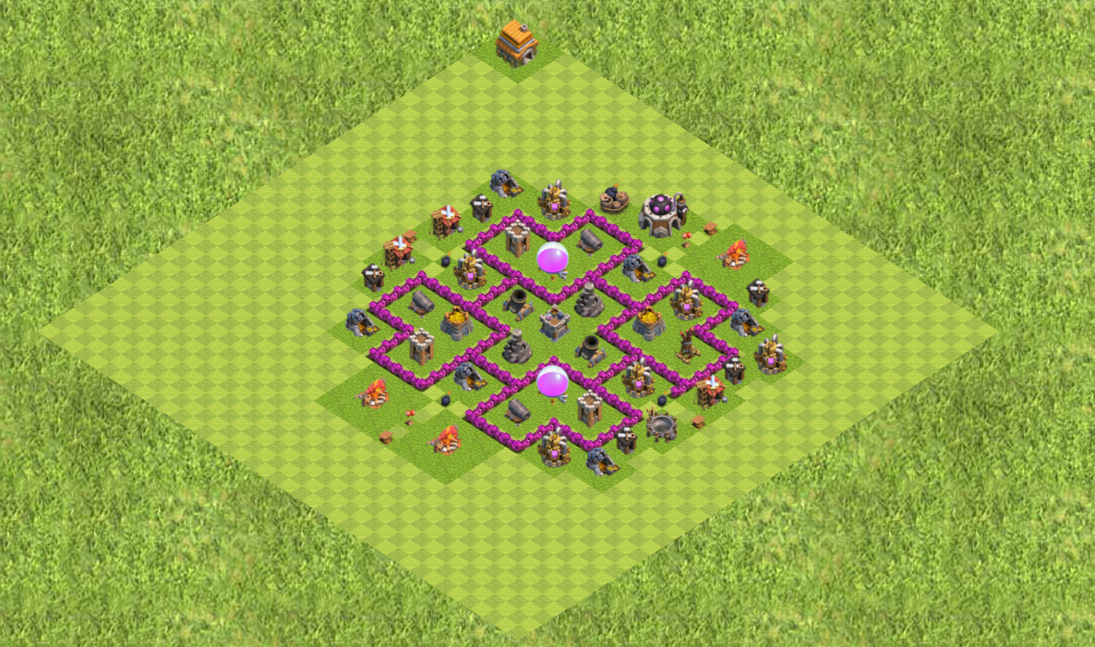 TH 6 Base Farming.