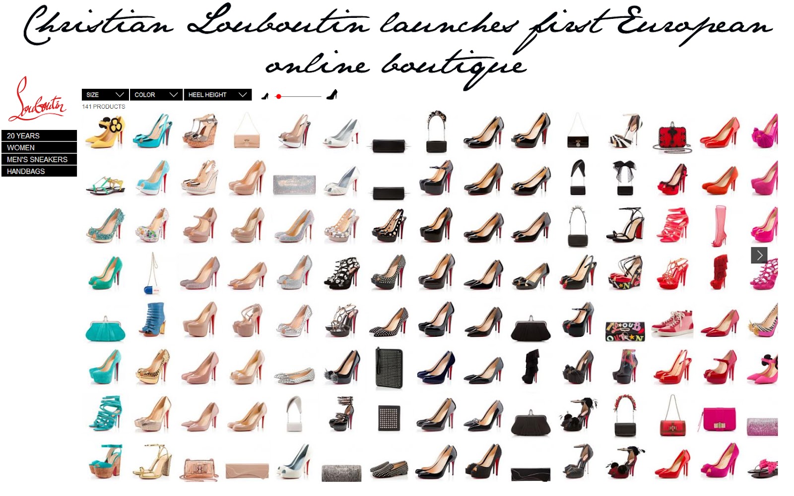 Louboutin now available to online! - Fashion Foie Gras