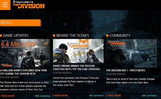 Tom Clancy's The Division release day news Tom Clancy's The Division news website launch release day March 8 2016