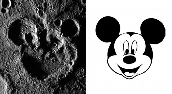 Wajah Mickey Mouse Ditemukan Planet Merkurius Petualangunik Salah Satu Tokoh