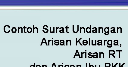 Contoh Pidato Arisan Pkk Rt - tukaffe.com