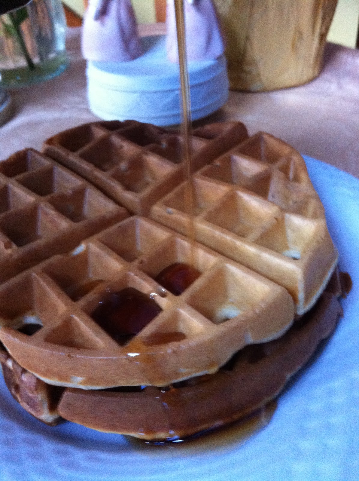 Regina Biscotti: Malted Waffles