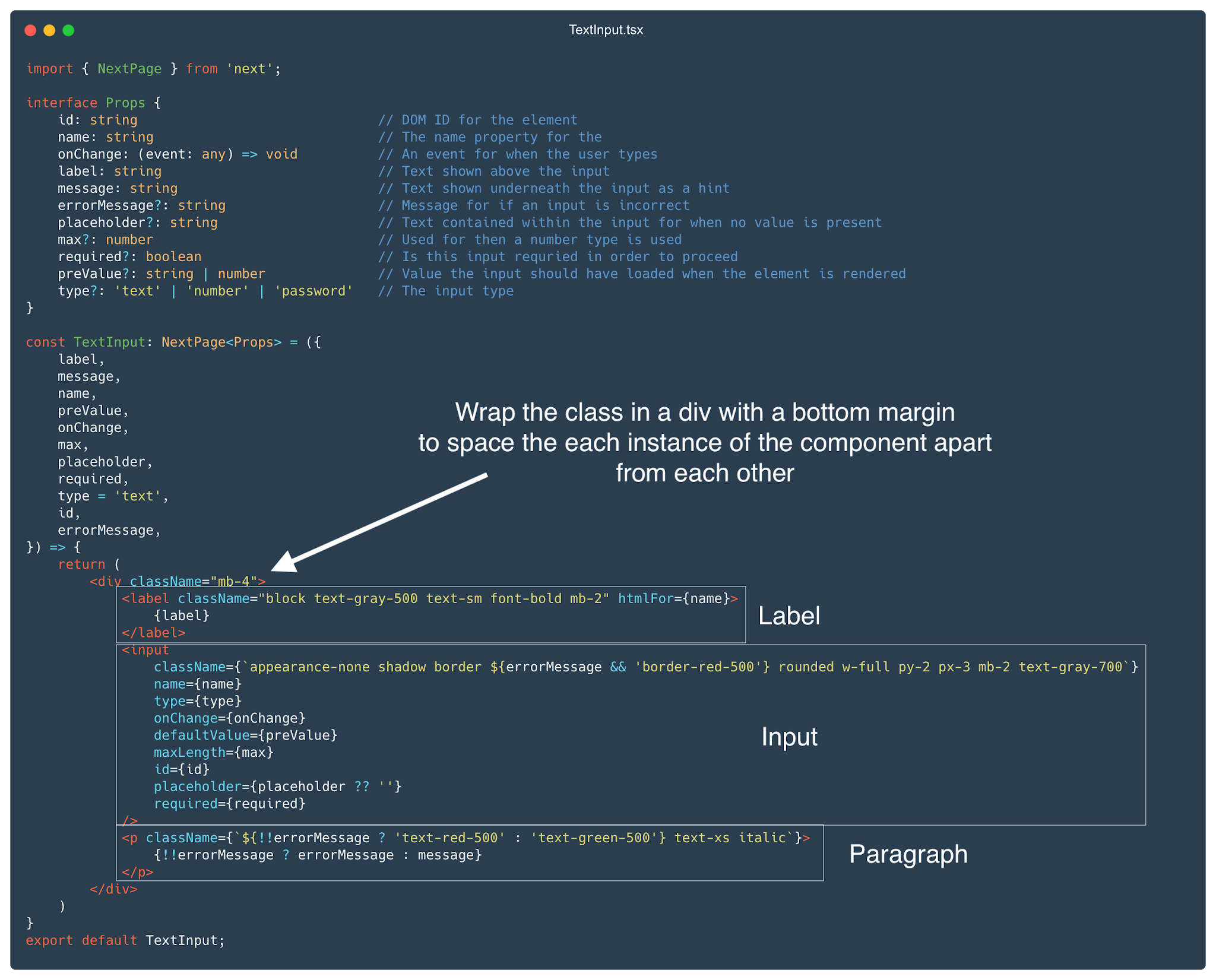 Creating A Login Form With Tailwind CSS & NextJs