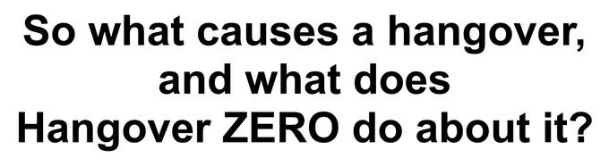 Hangover ZERO
