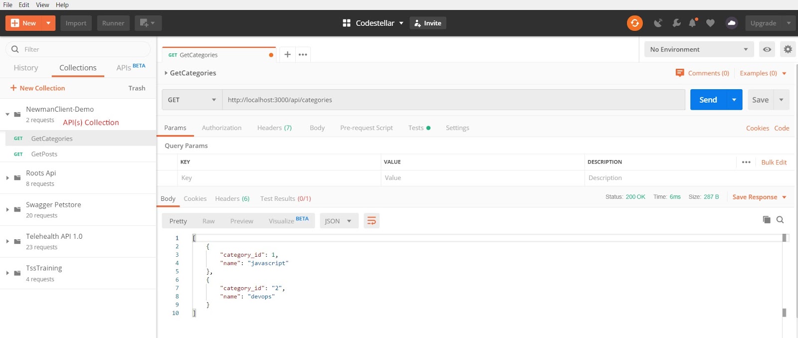 Using Newman Client for API Testing - Part 1