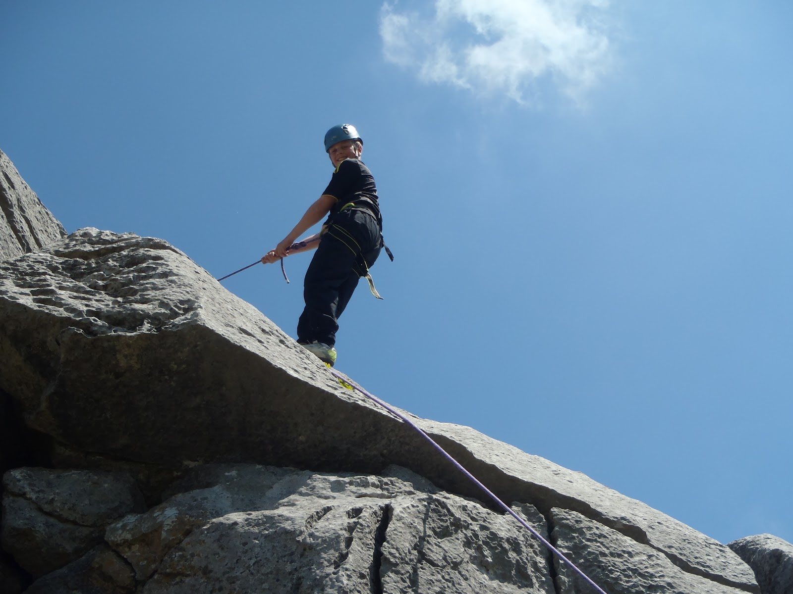 Outdoor Education MCHS Climbing Hutton Roof Crags Year 7 Day 2