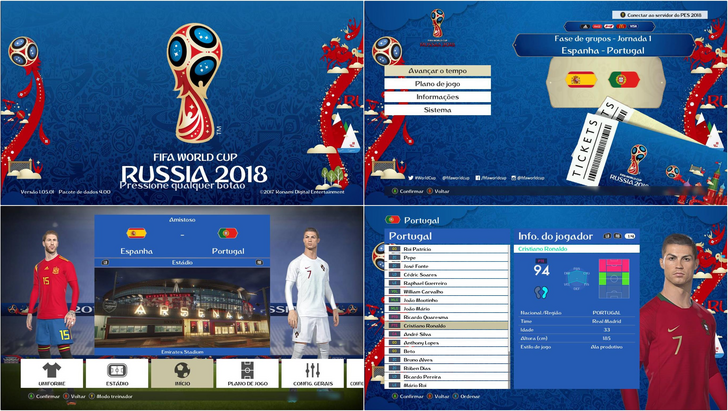 PES 2018 PS2 Blezz Patch English World Cup 2018 Edition ~