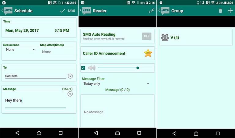 Cara Menjadwal Dan Mengirim Balasan SMS Otomatis Di Android