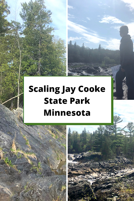 Scaling Unique Rocky Terrain and Waterfalling at Jay Cooke State Park in Minnesota