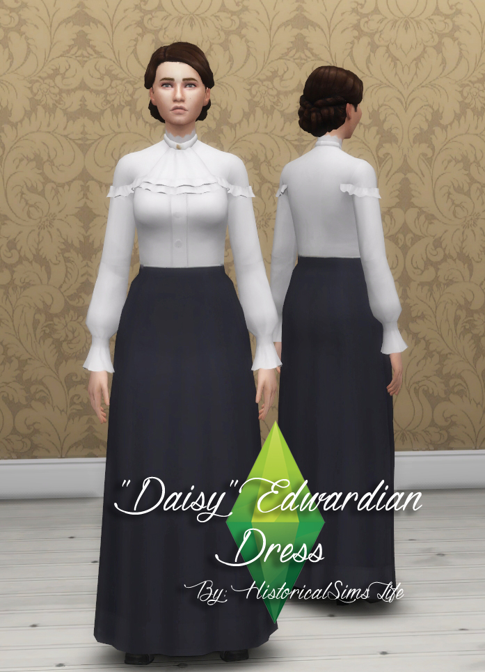 TS4 Daisy Edwardian Dress History Lover's Sims Blog