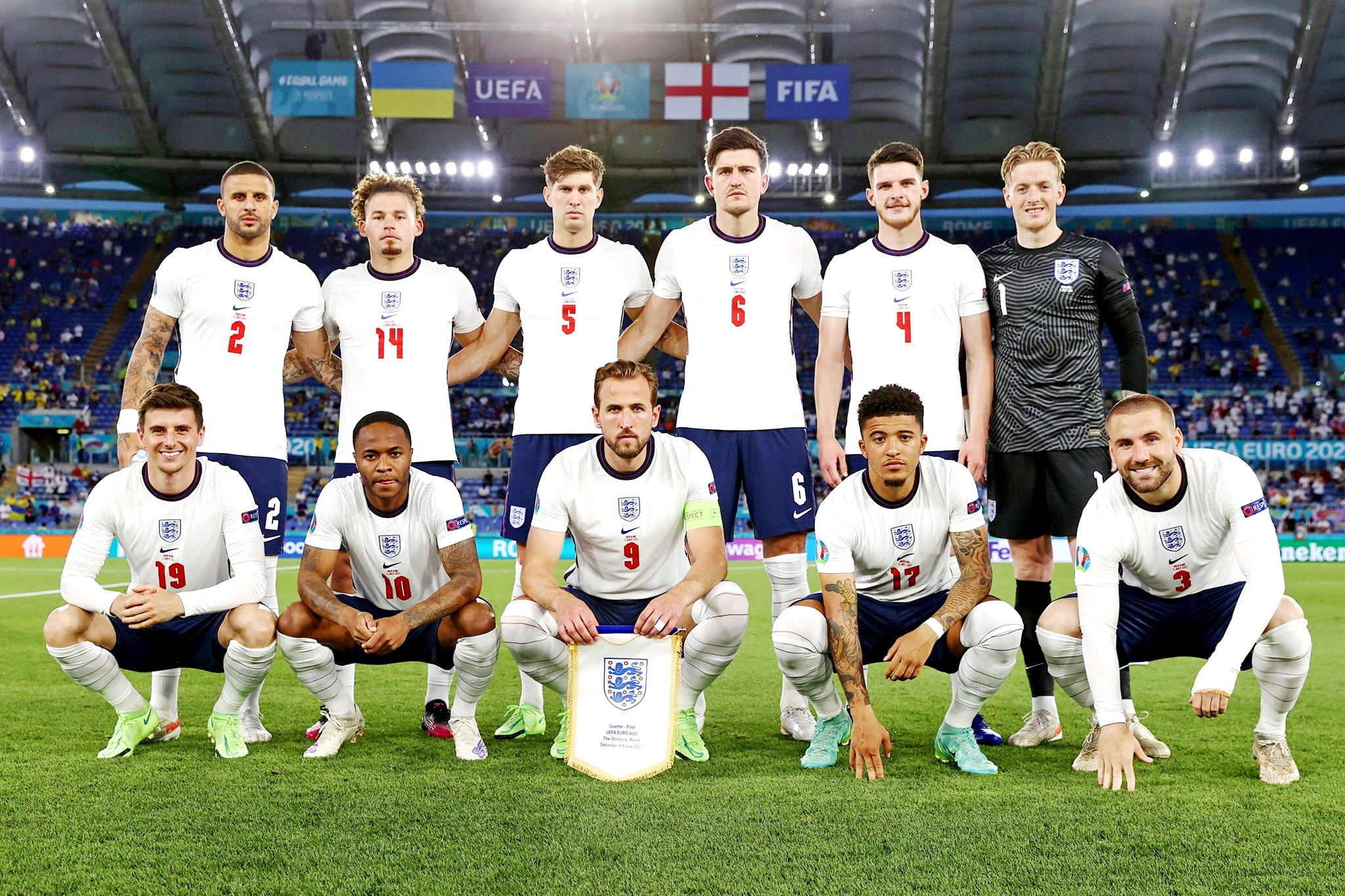 SELECCIÓN DE INGLATERRA contra SELECCIÓN DE UCRANIA 03/07/2021 Eurocopa