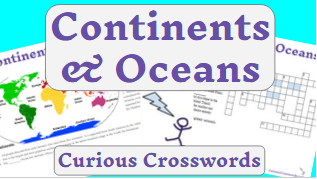 Curious Crosswords: Continents and Oceans No cost Printable photograph relating to Continents and Oceans Printable identify Curious Crosswords: Continents and Oceans No cost Printable