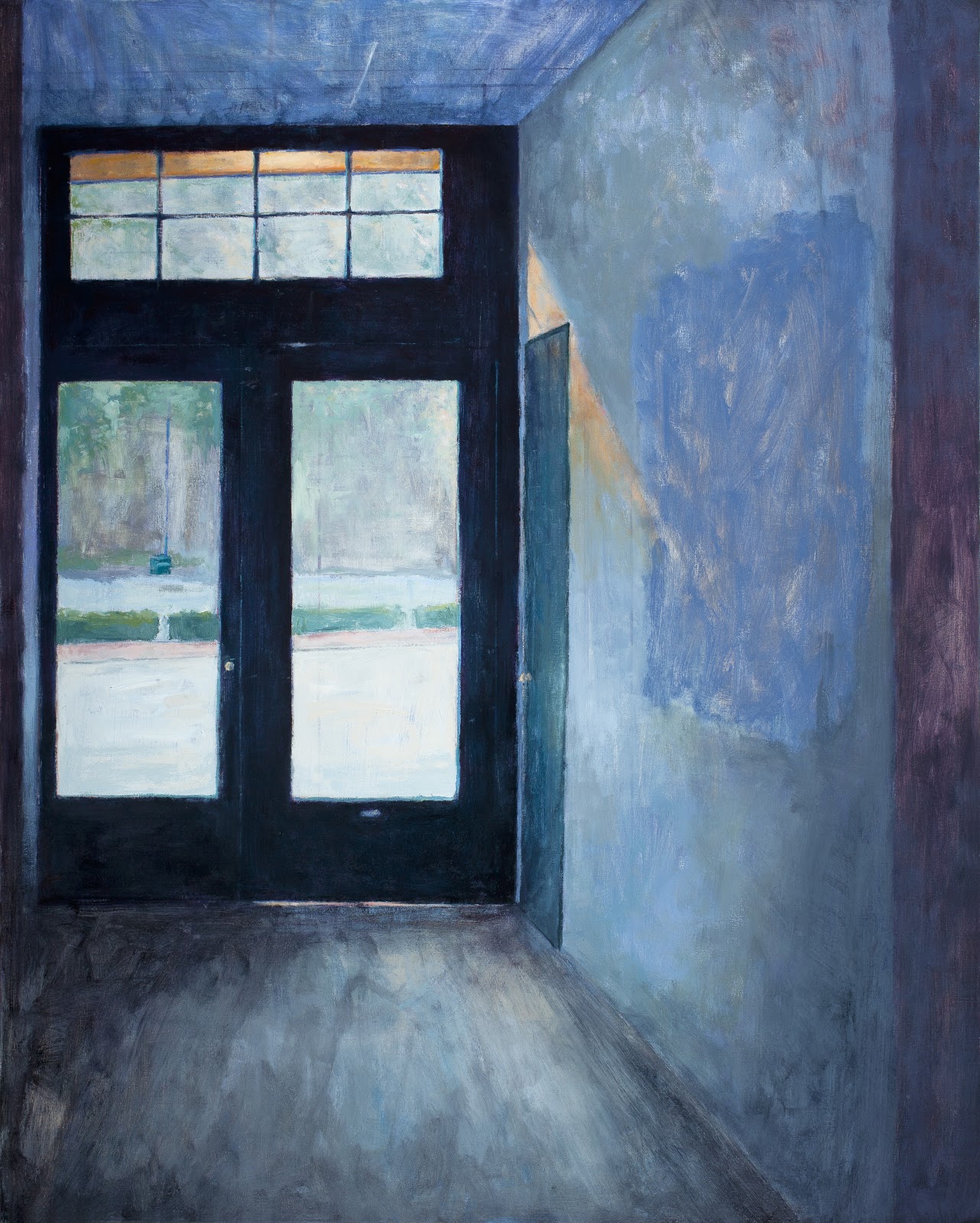 Paul Fiore - Art Blog: New Painting - Studio Hallway