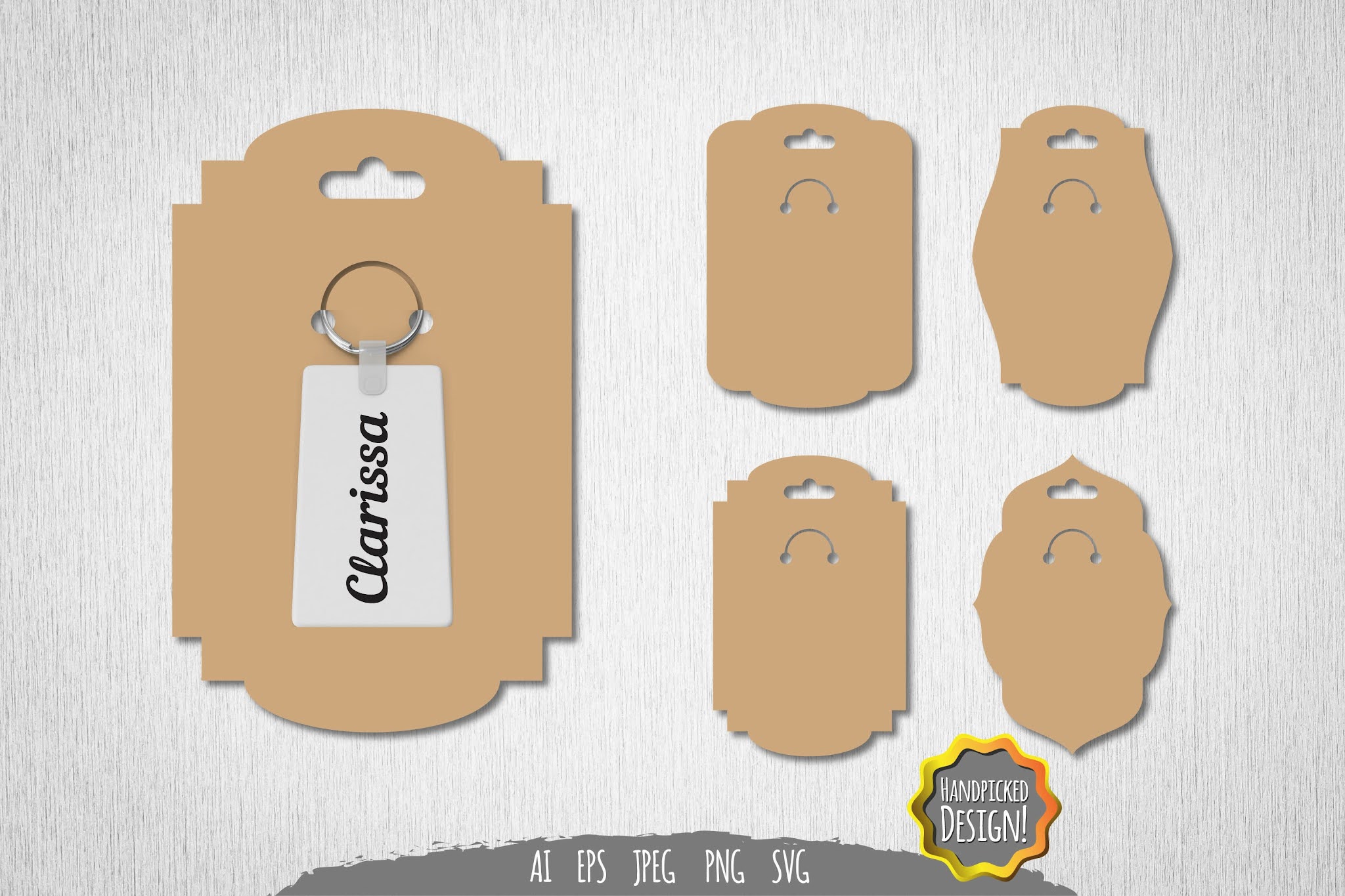 How to Make a Keyring Display Card with Cricut 