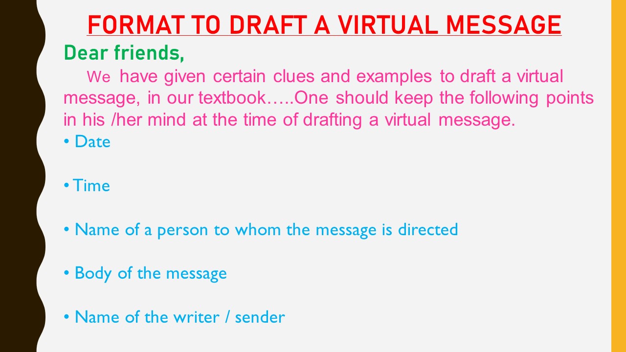 English for Jr. College 3.5 Drafting a Virtual Message