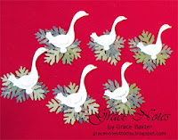 6 geese a-laying gift tag