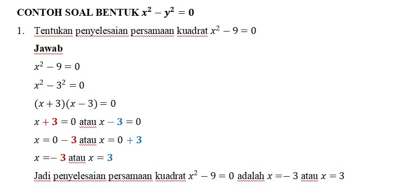 PENYELESAIAN PERSAMAAN KUADRAT BAGIAN 1 MATEMATIKA KELAS 9 - Media