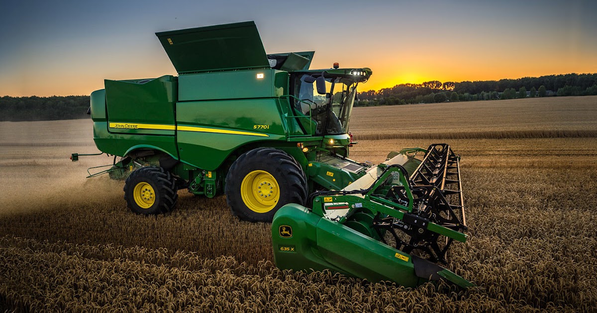 John Deere Concaves Case Concaves John Deere Combine Harvest in