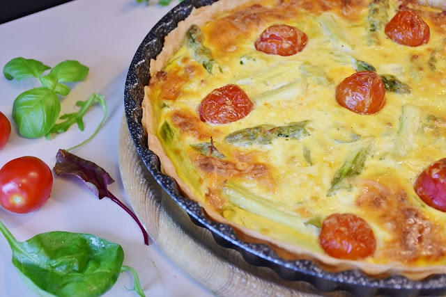 7 Tasty Dishes That You Can Cook In The Convection Microwave Quiche and Tomatoes