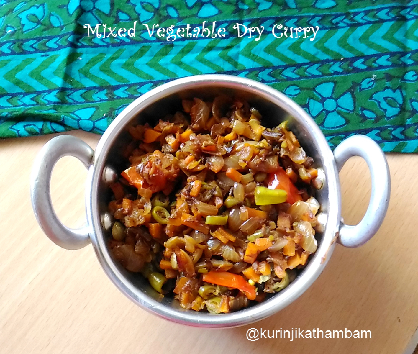 Mixed Vegetable Dry Curry