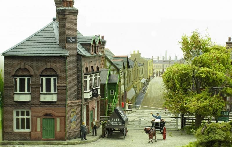 .Downloadable Model Railway Kits Building perspective into model