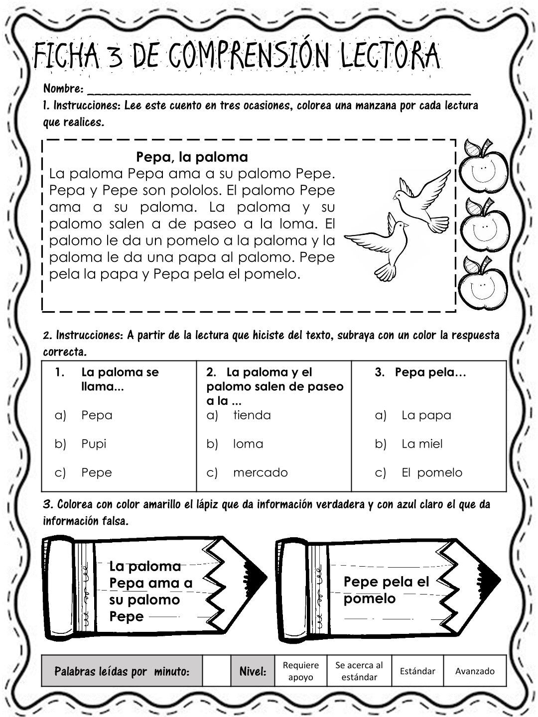 40 Fichas De Comprensión Lectora Materiales Educativos Para Maestras