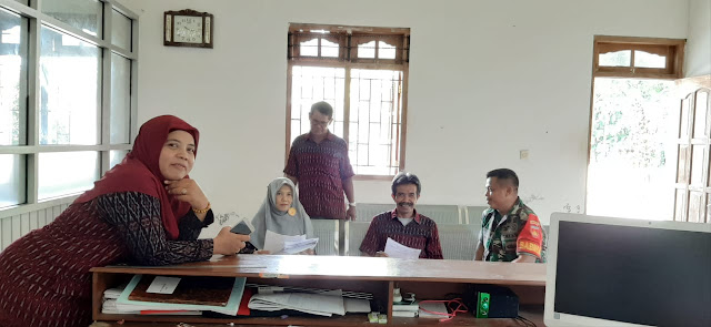 Pererat Silahturahmi Babinsa Keden Komsos Dengan Perangkat Desa