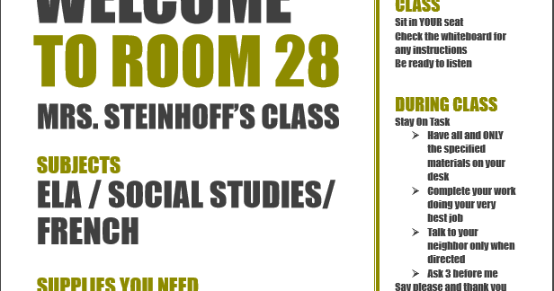 Middle years learning lounge welcome to room 28