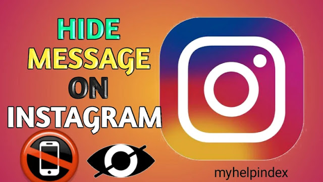 How to hide massages on instagram | Hide instagram conversation