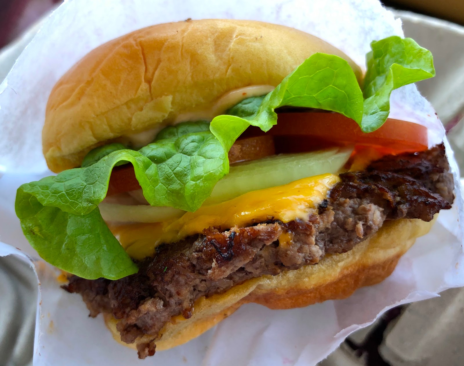Shake Shack Restaurant Review Cary, NC Blue Skies for Me Please