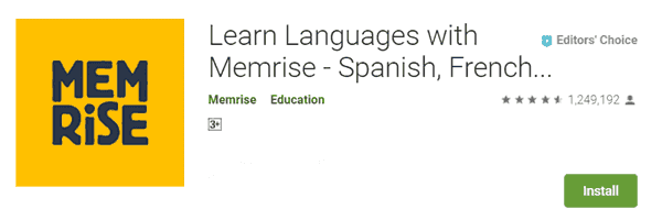 Memrise App is English learning apps