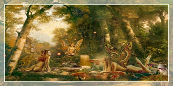 Elementais das Florestas, Jardins, Flores, Árvores, Plantas e Bosques.