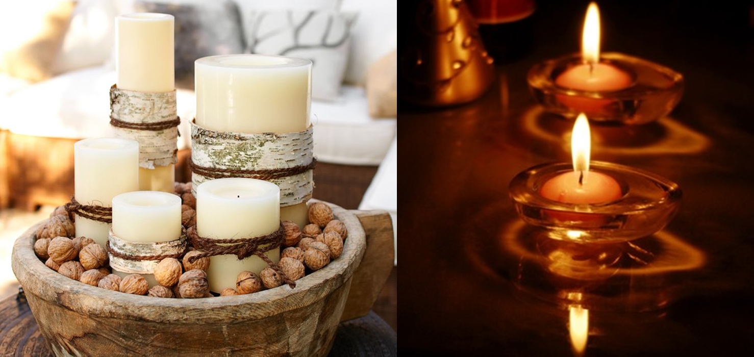 Tips For Decorate & Embellish Candles Decorate the office Feng shui