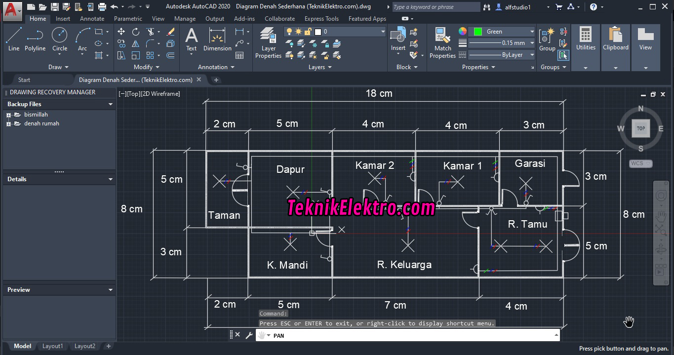 Gambar Instalasi Listrik Rumah Sederhana Teknik Elektro