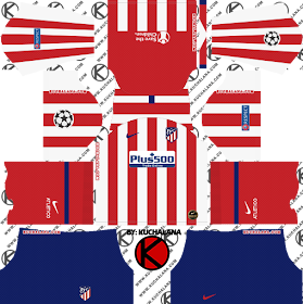 Atletico Madrid 2019/2020 champions league Kit - Dream League Soccer Kits