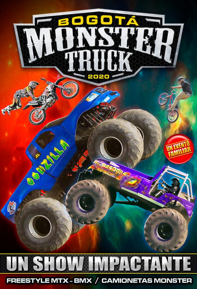 MONSTER TRUCK 2021Colombia Zona Bogota DC Diversión y Cultura