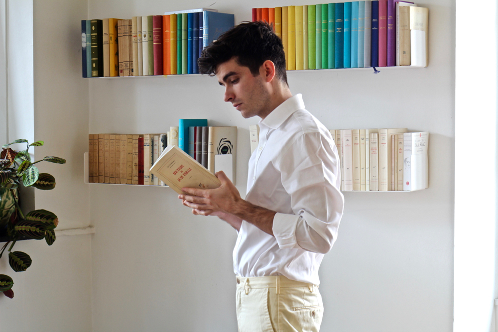 Blog-mode-homme-style-masculin-elegant-uniqlo-workwear-tenue-boulot-travail-chino-chemise-sans-repassage-no-iron-kando-pantalon-stylnoxe