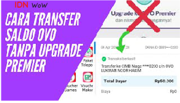 Cara Transfer Saldo Ovo Tanpa Upgrade ke Ovo Premier TERBARU! Cara Transfer Saldo Ovo Tanpa Upgrade ke Ovo Premier TERBARU!