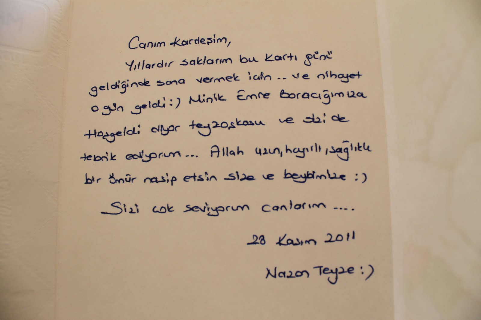Çocuğunuzu Anlatan Bir Mektup ...